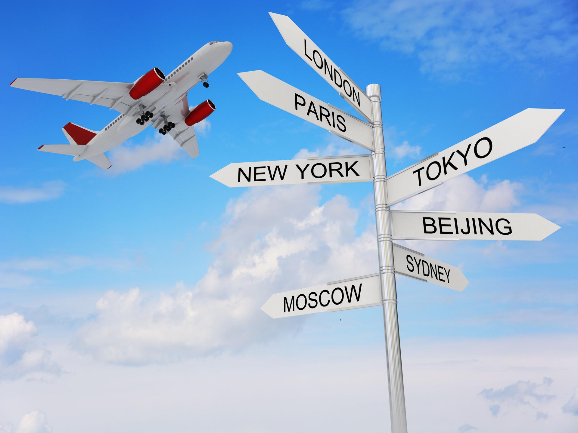 Travel signpost